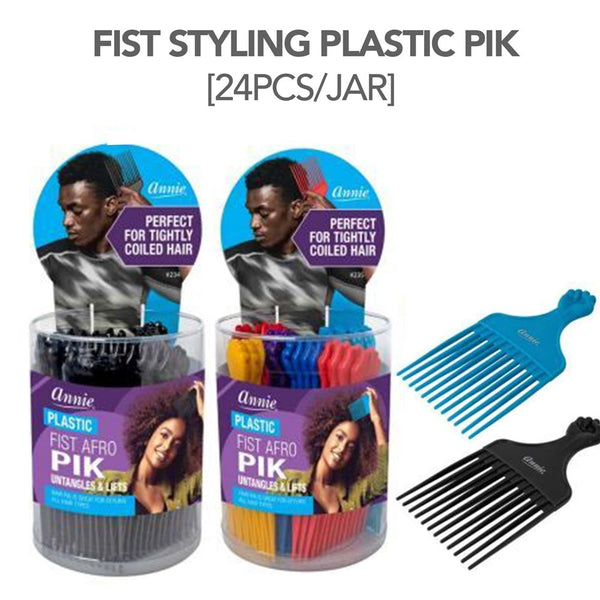ANNIE Fist Styling Plastic Pik (24pcs/jar)