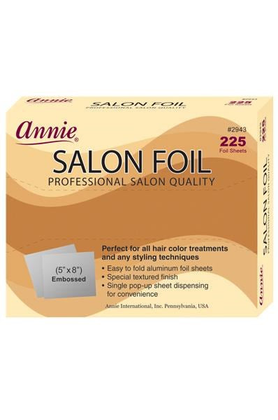 ANNIE Aluminum Salon Foil Pop-Up Sheet 5in x 8in #2943 [225ct/pk]