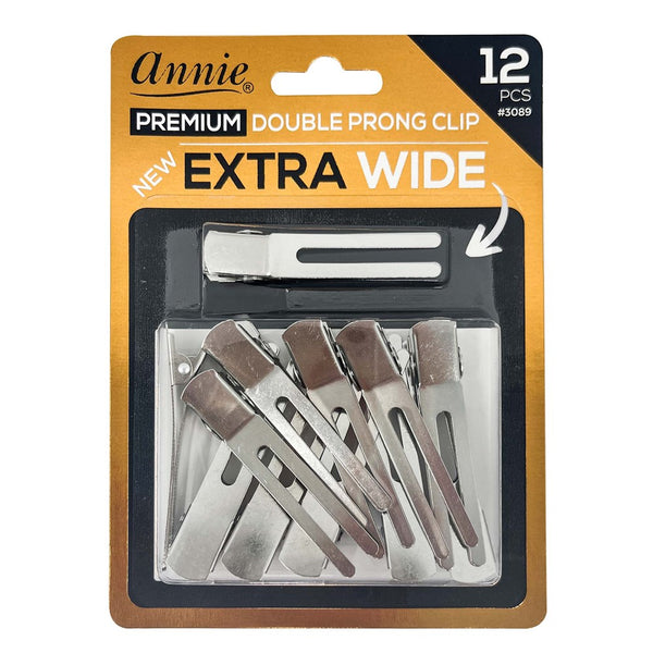 ANNIE Premium Large Double Prong Clips (12pcs/pack)