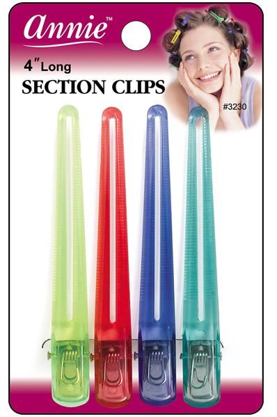 ANNIE 4 pc Section Clip -4 inch #3230