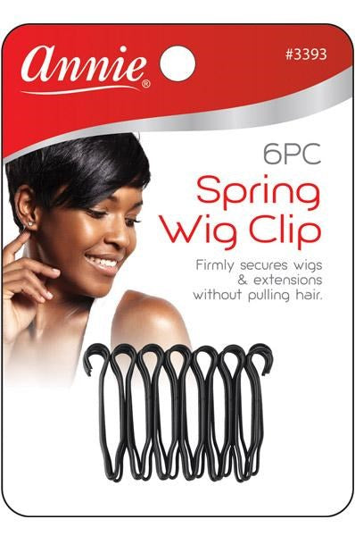ANNIE 6PC Spring Wig Clip #3393 [pc]