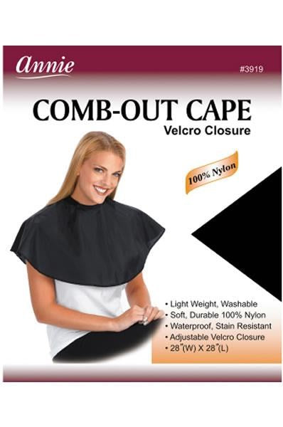 ANNIE Comb-Out Cape with Velcro Closure[100% Nylon] #3919  [pc]