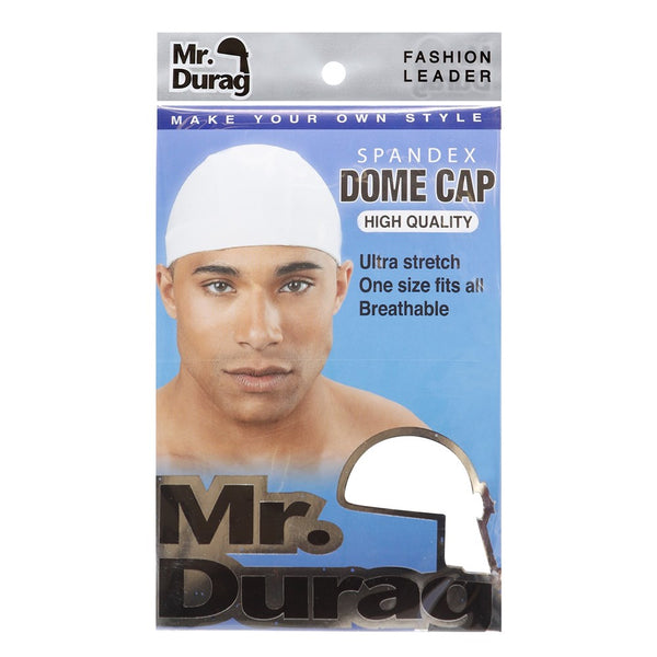 ANNIE Mr. Durag Spandex Dome Cap [White]