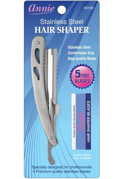 ANNIE Stainless Steel Hair Shaper w/ 5 blade #5109 [pc]