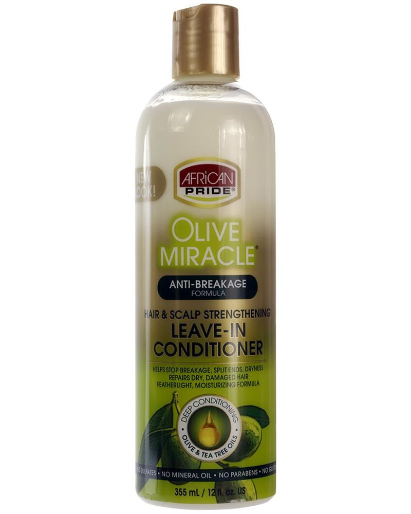 AFRICAN PRIDE Olive Miracle Leave-In Conditioner (12oz)