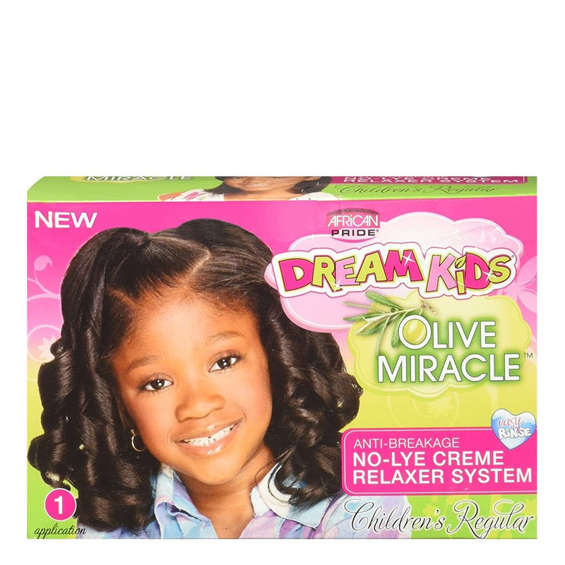 AFRICAN PRIDE Dream Kids Olive Miracle Relaxer Kit [Regular]
