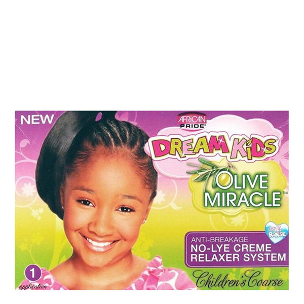AFRICAN PRIDE Dream Kids Olive Miracle Relaxer Kit [Coarse] - Discontinued