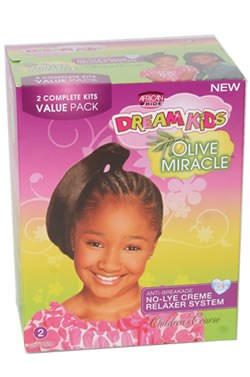 AFRICAN PRIDE Dream Kid Relaxer Kit-4 Touch Up [Coarse]