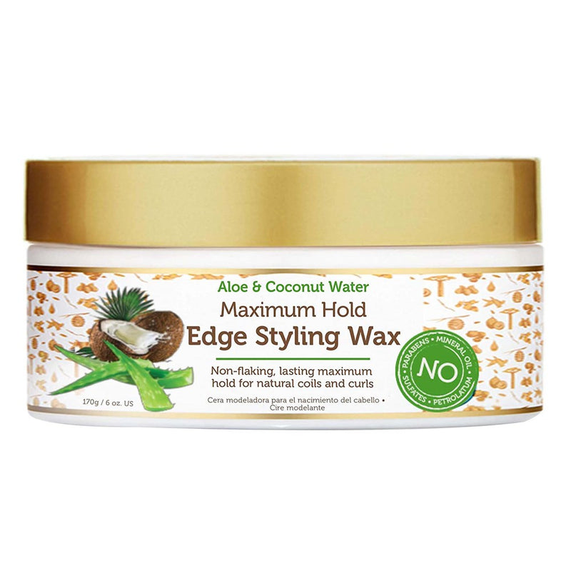 AFRICAN PRIDE Moisture Miracle Edge Styling Wax (6oz)