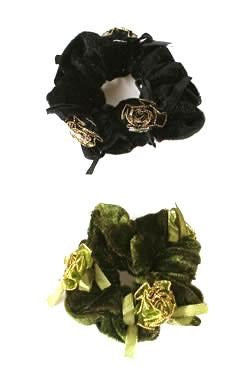 KIM & C 2pcs Hair Scrunchies