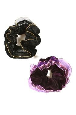 KIM & C 2pcs Hair Scrunchies