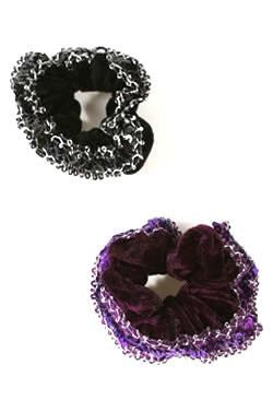 KIM & C 2pcs Hair Scrunchies