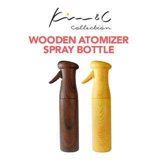KIM & C Wooden Atomizer Spray Bottle