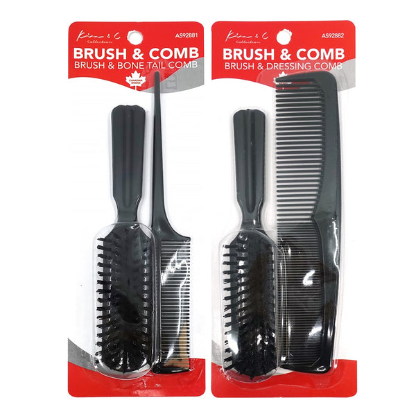 KIM & C Brush and Comb Combo