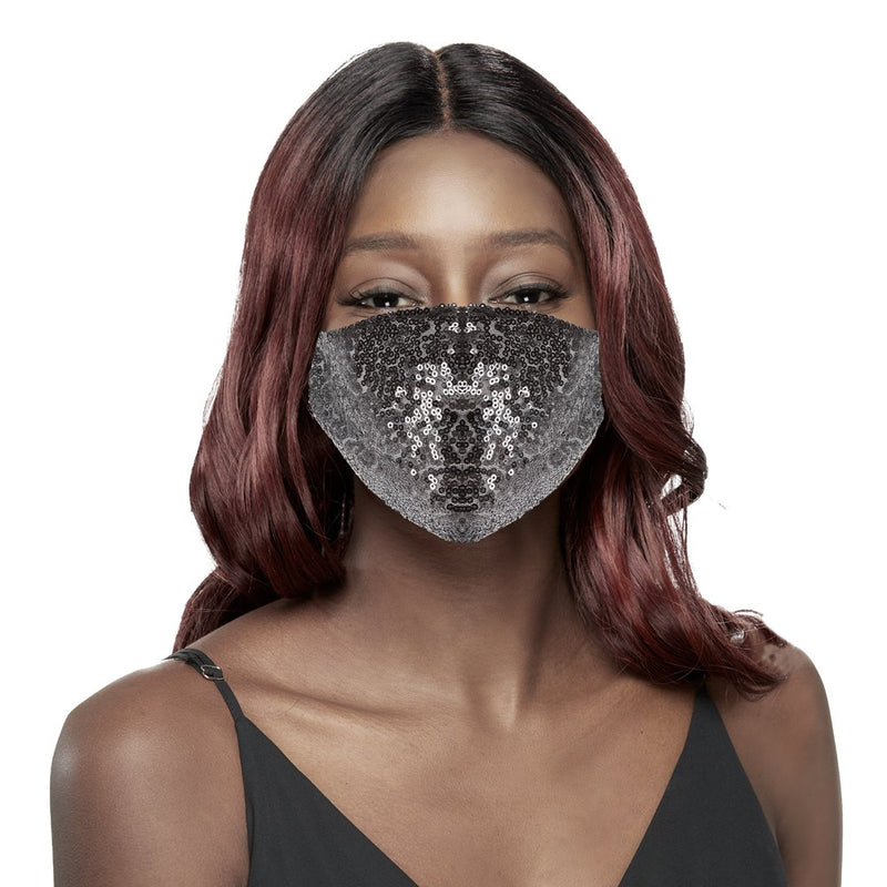 KIM & C Sequin Earloop Mask