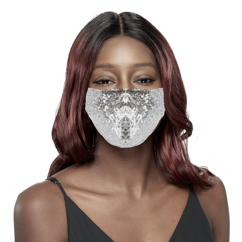 KIM & C Sequin Earloop Mask