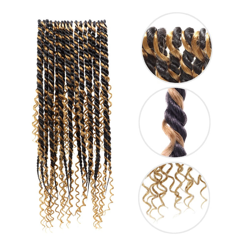 CLIMAX PRE-LOOPED CROCHET BRAID-Twist and Curl 18"