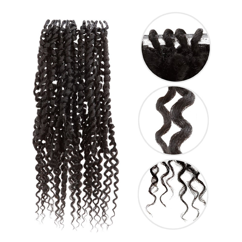 CLIMAX PRE-LOOPED CROCHET BRAID-Tight Coily 14"