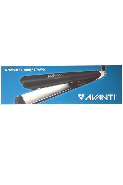 AVANTI Titanium Flat Iron with Matte Rounded Housing 1 Inch