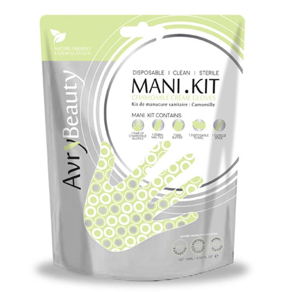AVRY BEAUTY All-In-One MANI Kit with Chamomile Gloves