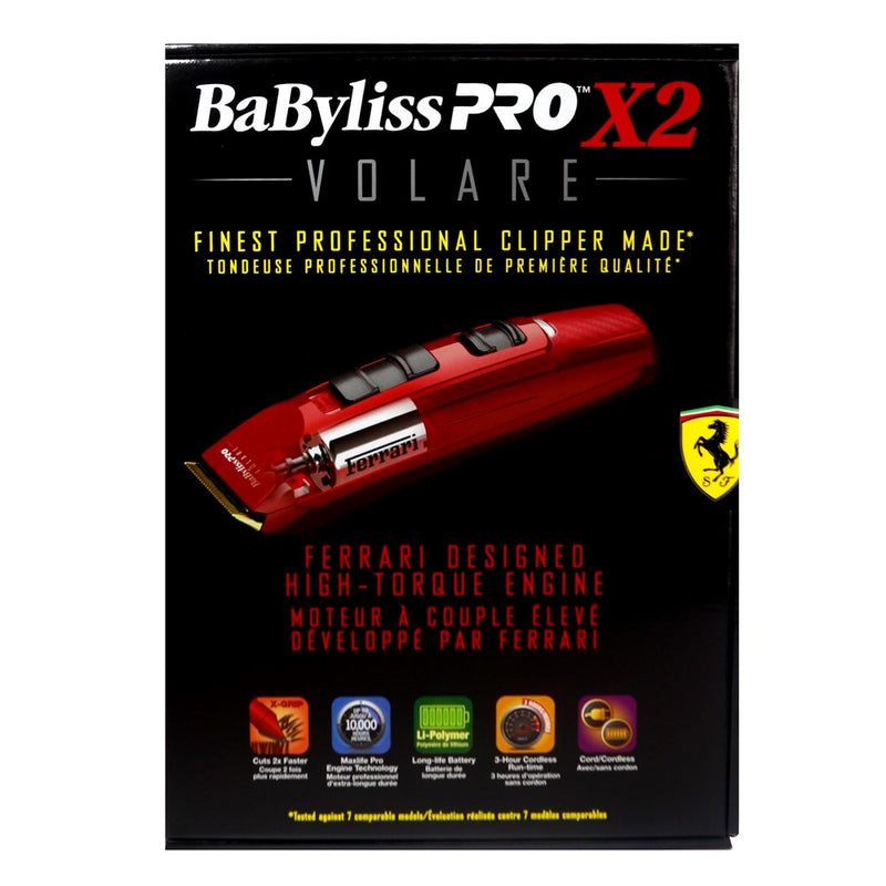 BABYLISS PRO VOLARE X2 Professional Clipper [Ferrari Designed]