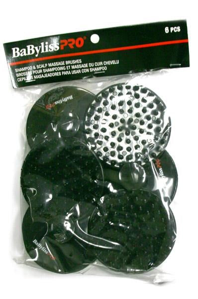 BABYLISS PRO Shampoo & Scalp Massage Brushes (6pcs) Discontinued