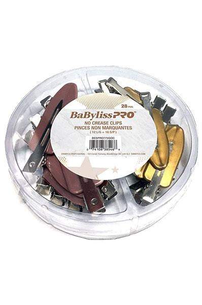 BABYLISS PRO 28 pcs No Crease Clips [12 of L/G,16 of S/P]