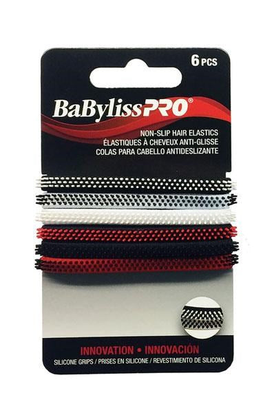 BABYLISS PRO 6pcs Non-Slip Hair Elastics