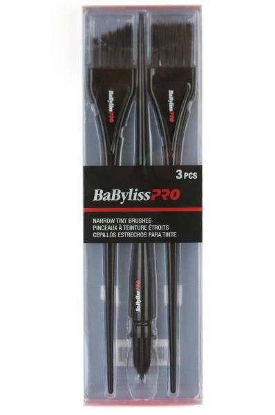 BABYLISS PRO 3pcs Narrow Tint/Dye Brush [Angled/Pointed/Straight] #BES403UCC