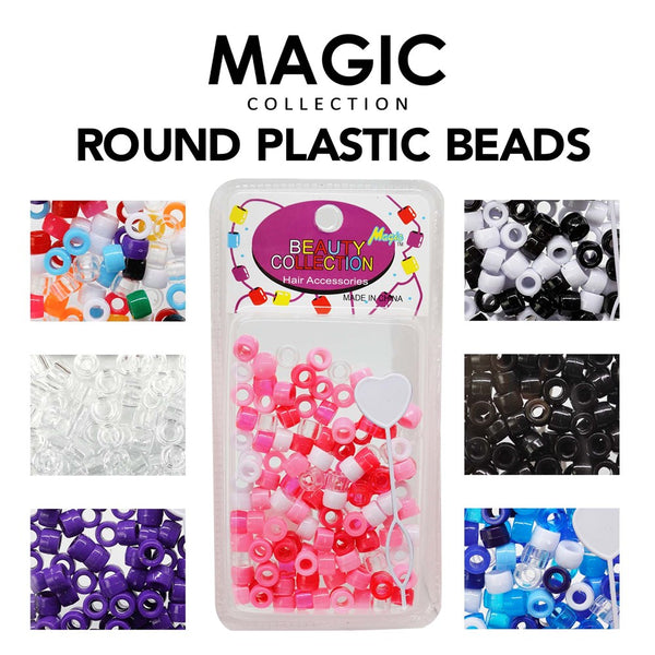 MAGIC COLLECTION Round Plastic Beads