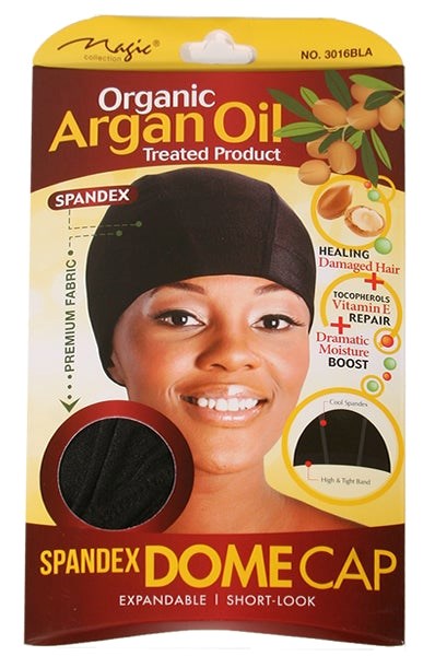 MAGIC COLLECTION Spandex Dome Cap with Argan Oil Treated