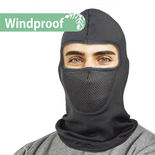 XO WINTER COLLECTION Wind Proof Thermal Polar Fleece Face Mask #Black