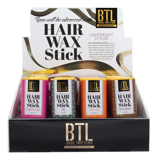 BTL Hair Wax Stick Display (0.53oz, 24pcs)
