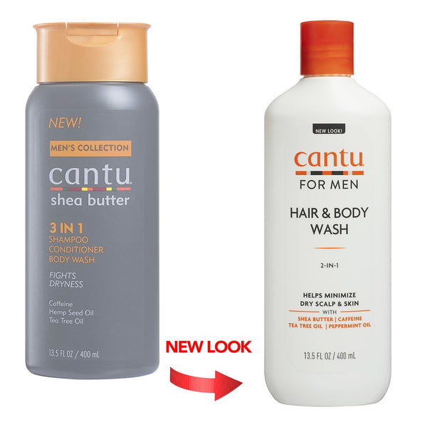 CANTU Mens 2 In 1 Hair & Body Wash (13.5oz)