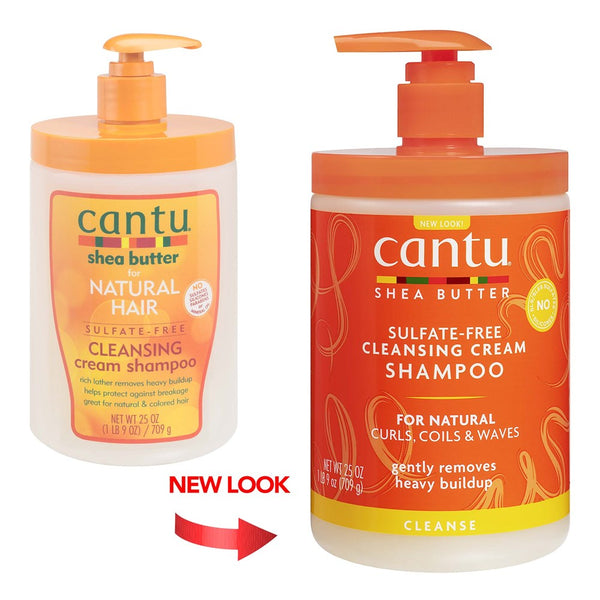 CANTU Natural Hair Sulfate Free Cleansing Cream Shampoo (25oz)