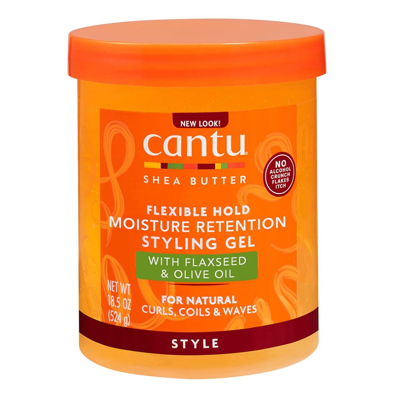 CANTU Moisture Retention Styling Gel with Flaxseed & Olive Oil (18.5oz)