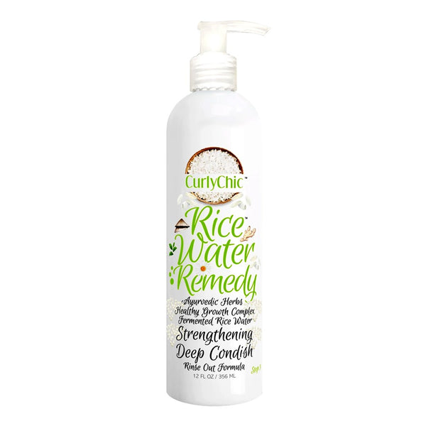 CURLY CHIC Rice Water Remedy Strengthening Conditioner (8oz)