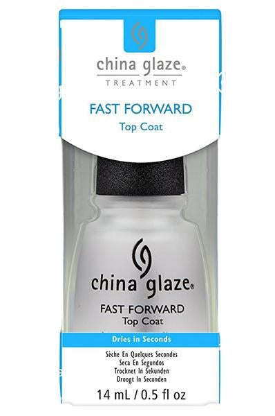 CHINA GLAZE Fast Forward Top Coat (0.5oz)