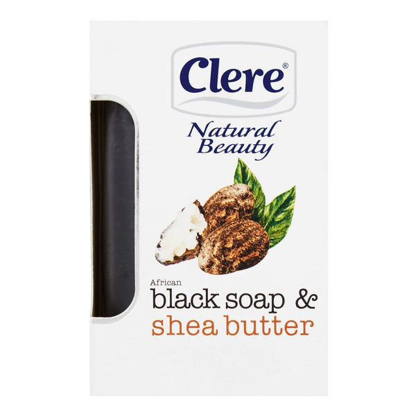 CLERE African Black Soap & Shea Butter (150g/5.2oz)