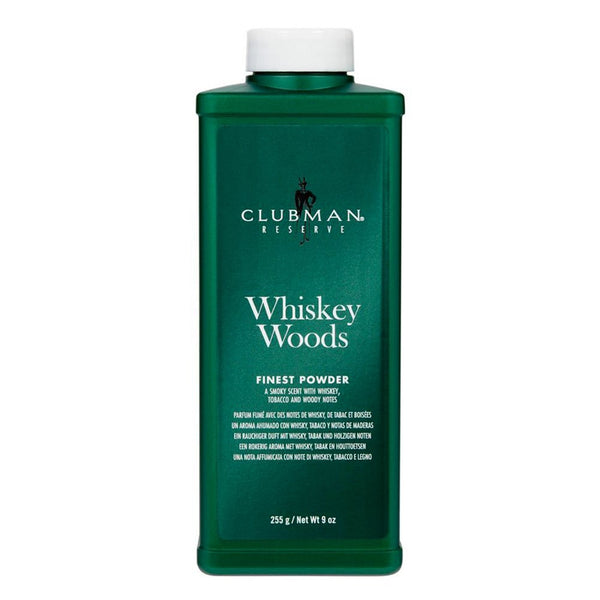 CLUBMAN Reserve Whiskey Woods Finest Powder (9oz)