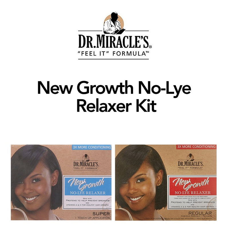 DR MIRACLES New Growth No-Lye Relaxer Kit