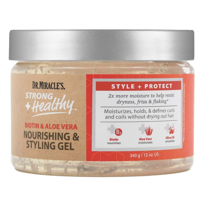 DR MIRACLES Strong + Healthy Nourishing Styling Gel (12oz)