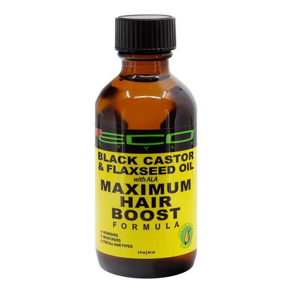 ECO Maximum Hair Boost Oil [Black Castor & Flaxseed Oil] (2oz)