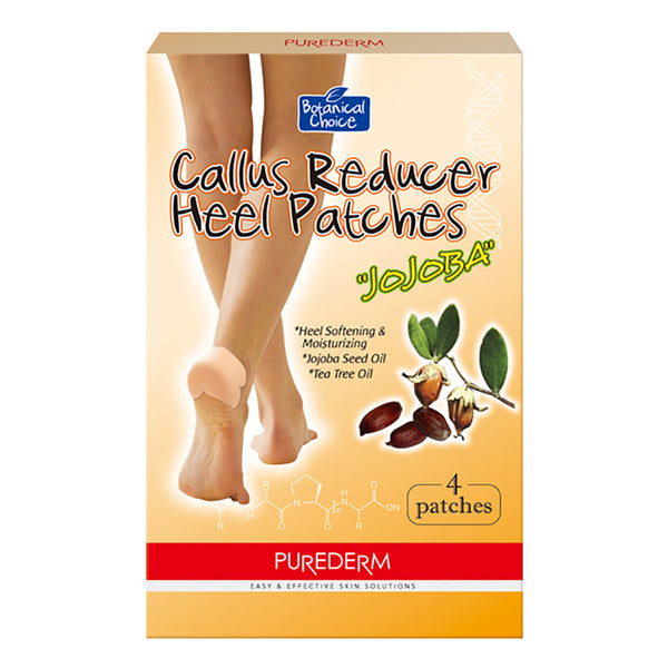 PUREDERM Callus Reducer Heel Patches-4 Patches [12/ds]