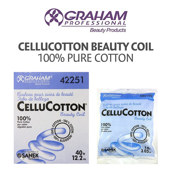 GRAHAM BEAUTY   CelluCotton Beauty Coil 100% Pure Cotton