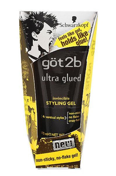 GOT2B Ultra Glued Styling Gel [Black] (6oz)