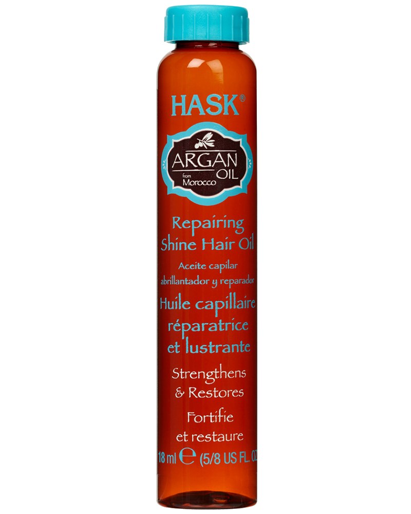 HASK Argan Oil Repairing Shine Hair Oil Vial