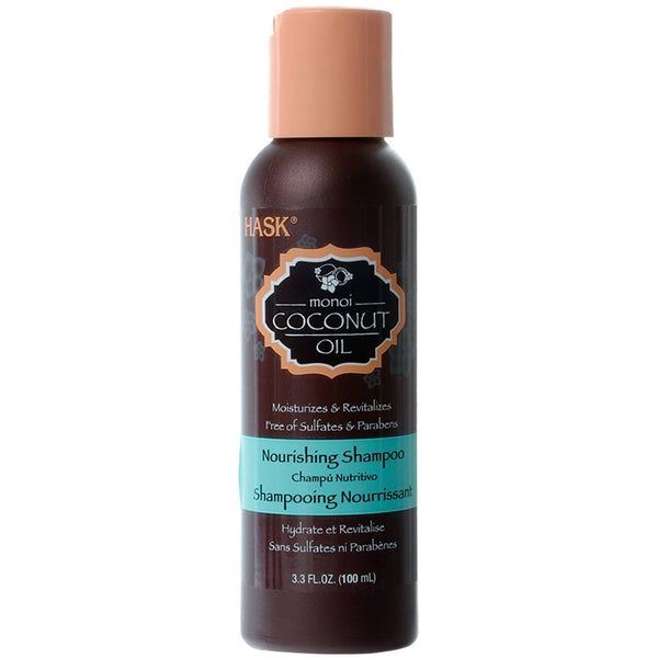 HASK Monoi Coconut Oil Nourishing Shampoo Travel Size (3.3oz)