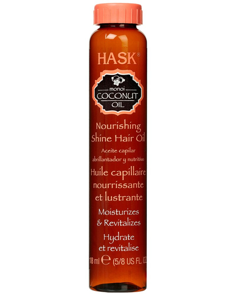 HASK Monoi Coconut Oil Nourishing Shine Hair Oil Vial