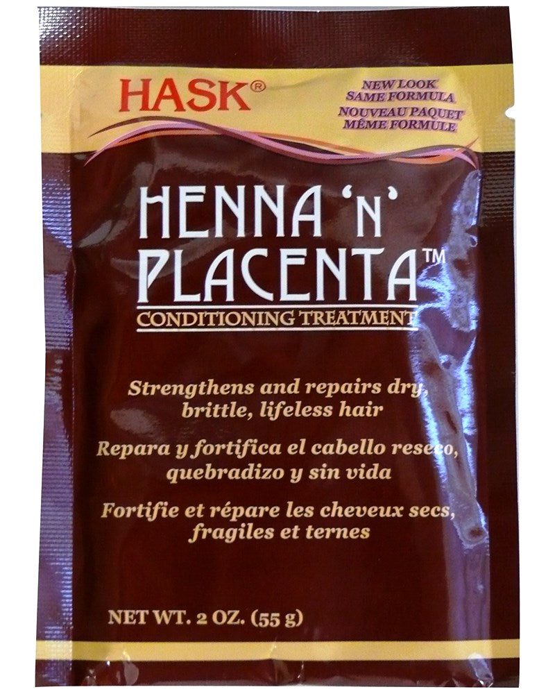 HASK HNP Henna 'N' Placenta Treatment Packet [Regular]